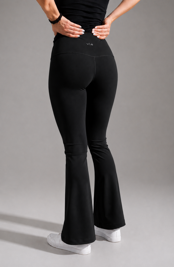 Flow Flare Black Leggings
