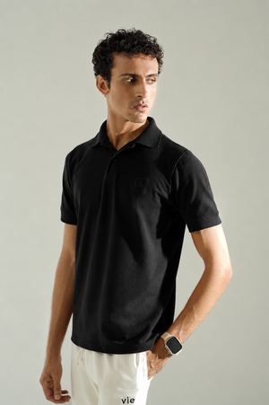 Heritage Black Polo
