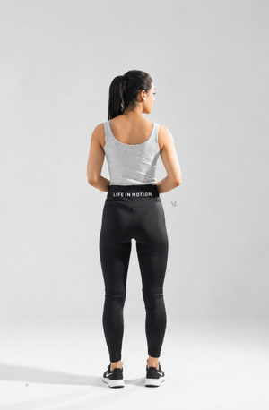 Life in Motion Black Leggings