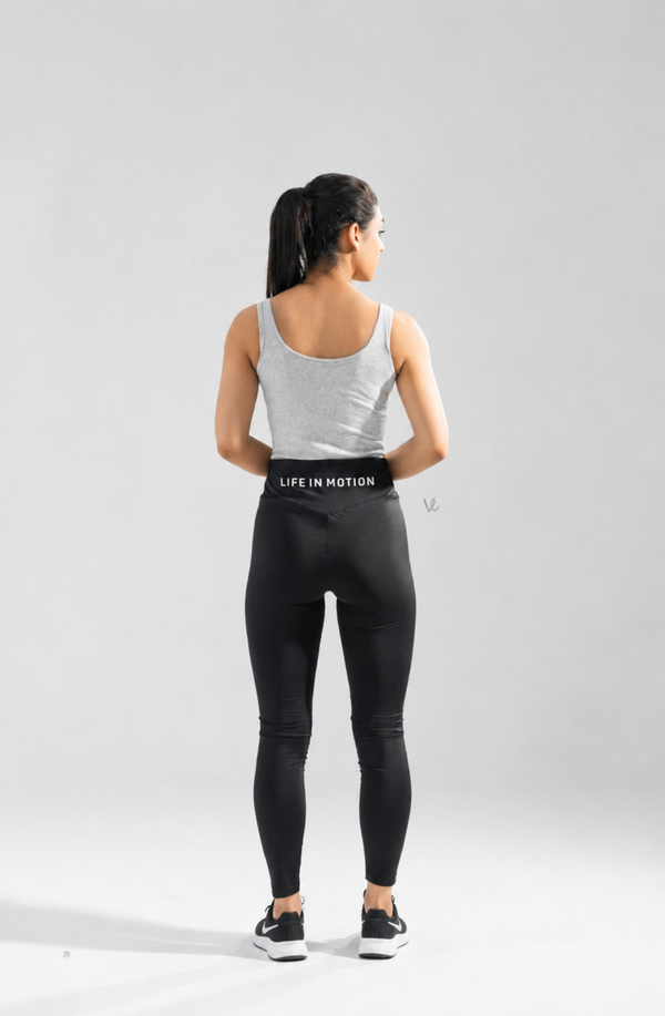Life in Motion Black Leggings