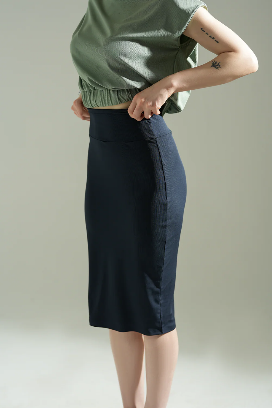 Executive Navy Skirt